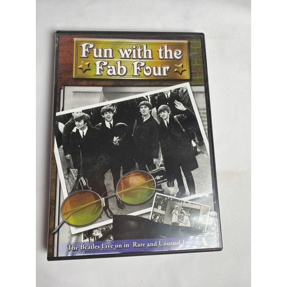 Rare GoodTimes Fun with the Fab Four Beatles DVD Unisex OS Multicolor Excellent